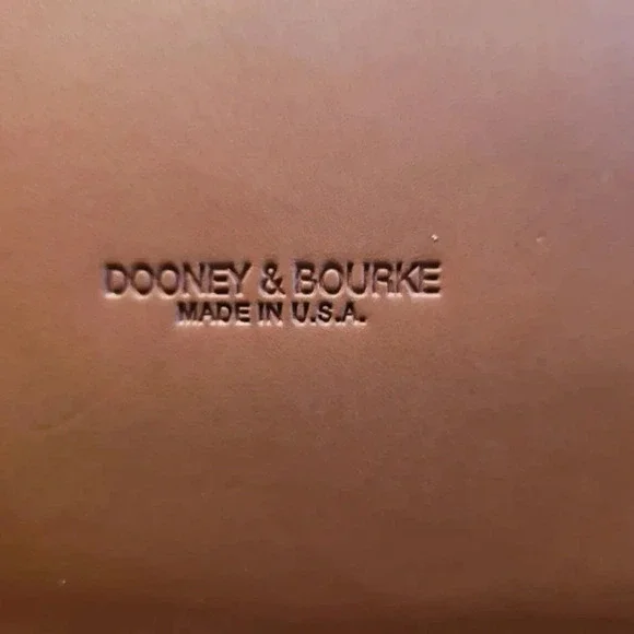 Dooney & Bourke Tan and Brown Satchel Bag - Picture 7 of 12
